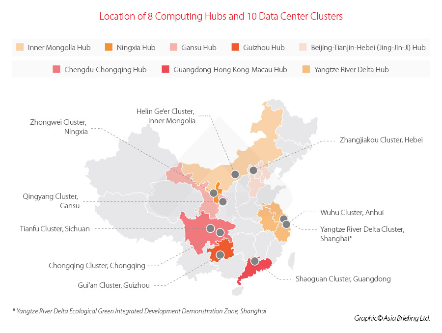 China data centers map