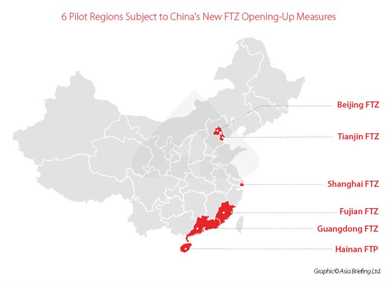 Six-Pilot-Regions-Subject to Chinas New FTZ-Opening-Up-Measures